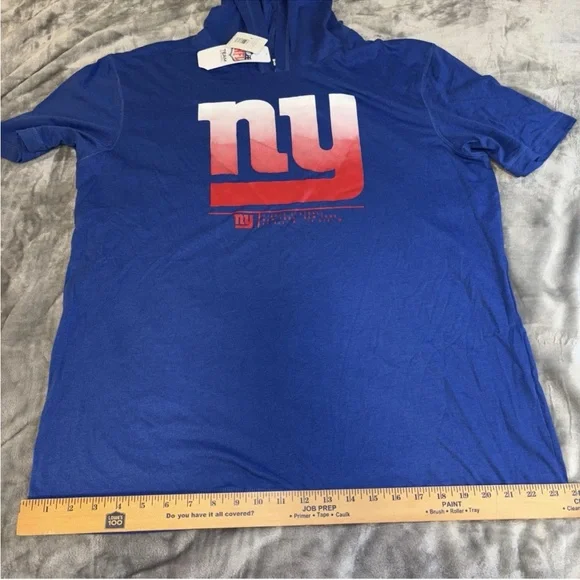 Blue NY Graphic Hoodie T-Shirt - Picture 4 of 10
